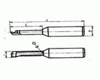 Резцы координатно-расточные для глухих отверстий 2145-0041 ВК6М р-ры 2,8х40х10 ГОСТ 18063-72 тип 1